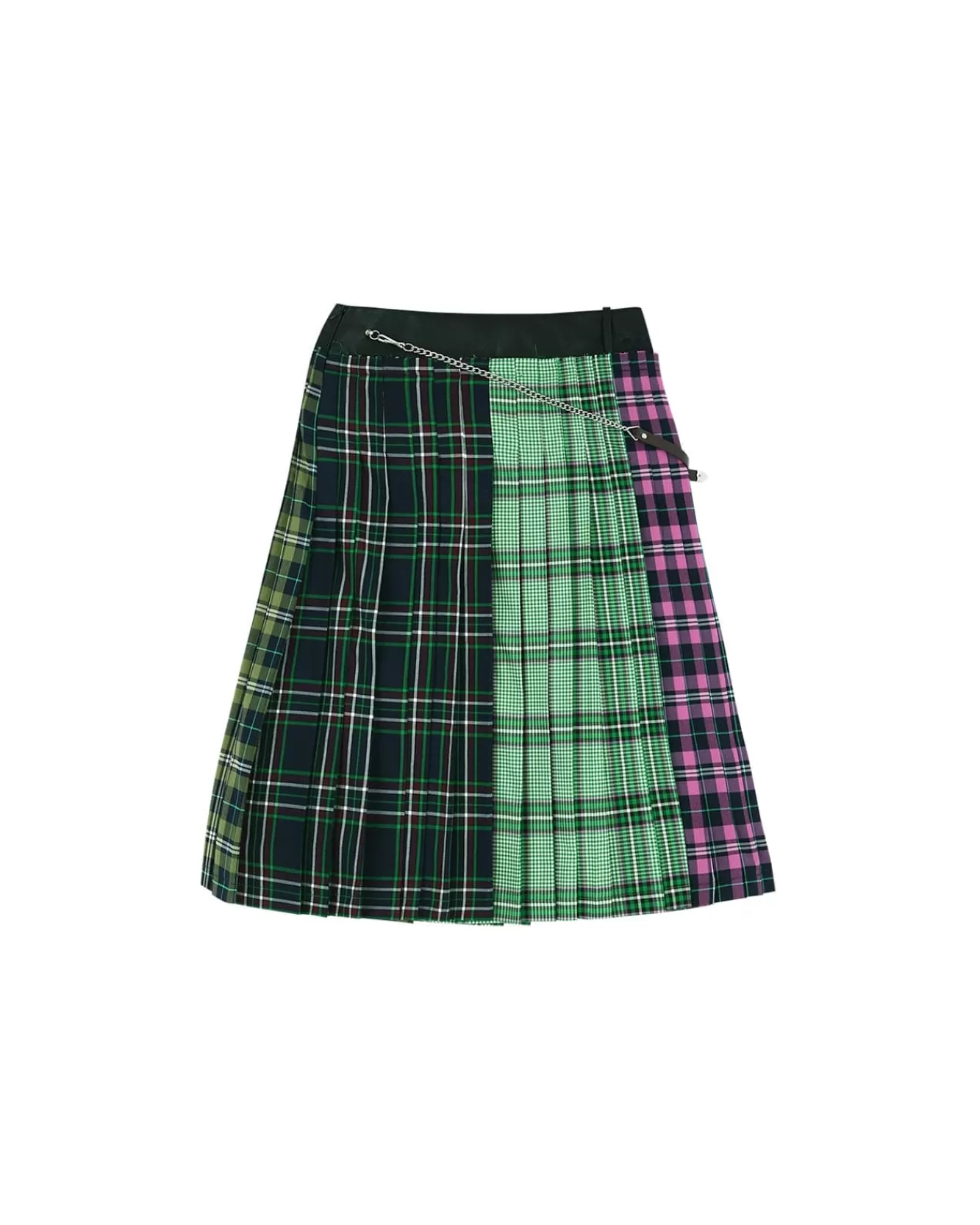 Women Andersson Bell Taga Check Pleats Skirt Apa601W(Multi)