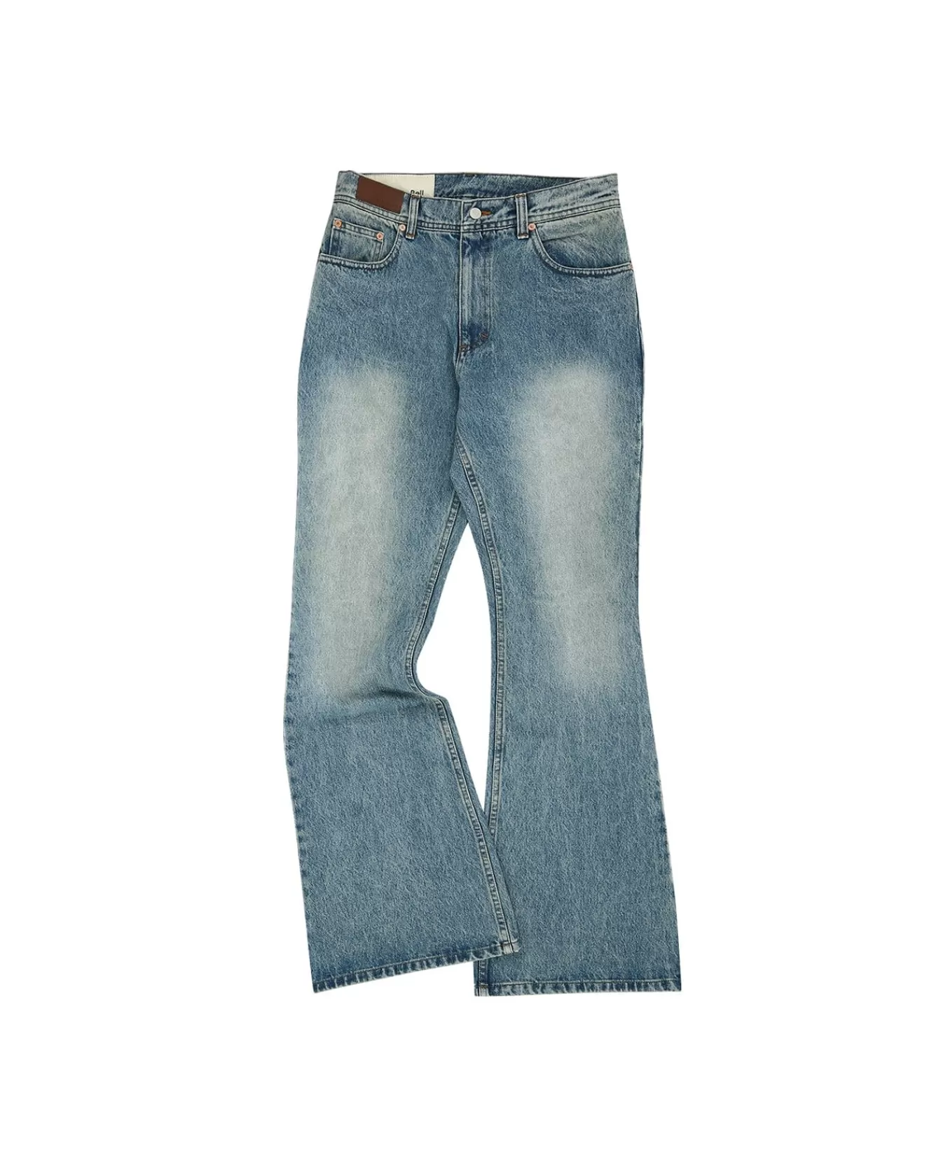 Men Andersson Bell Vintage Washed Bootscut Jeans Apa579M(Light Blue)