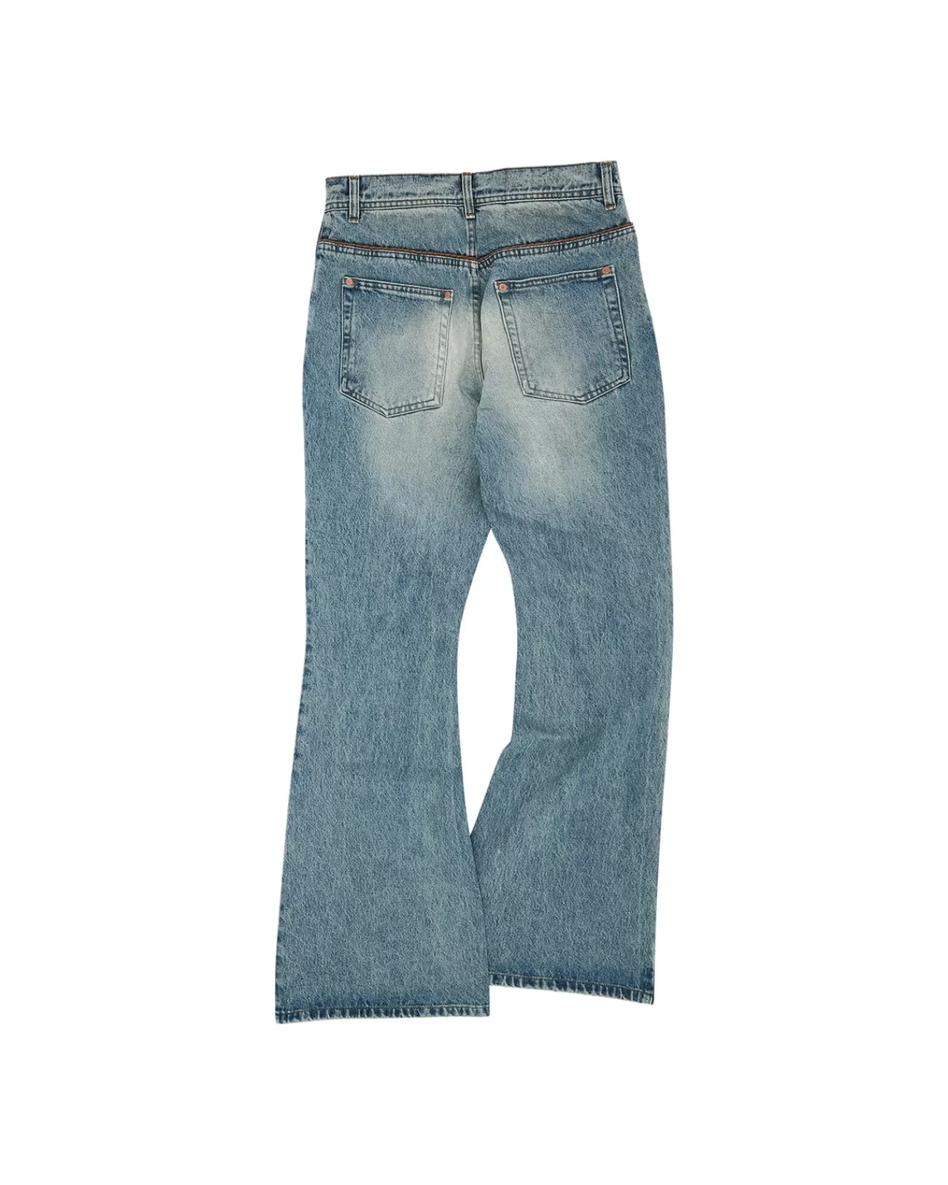Men Andersson Bell Vintage Washed Bootscut Jeans Apa579M(Light Blue)