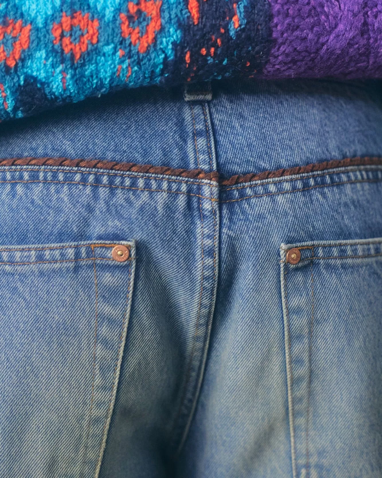 Men Andersson Bell Vintage Washed Bootscut Jeans Apa579M(Light Blue)